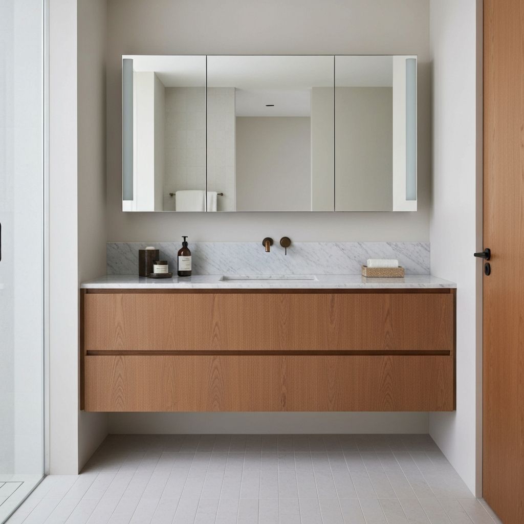 Minimalist Banyo Dolabı