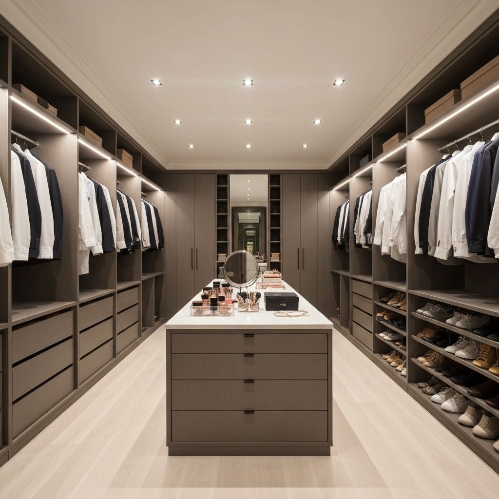 Lüks Giyinme Odası